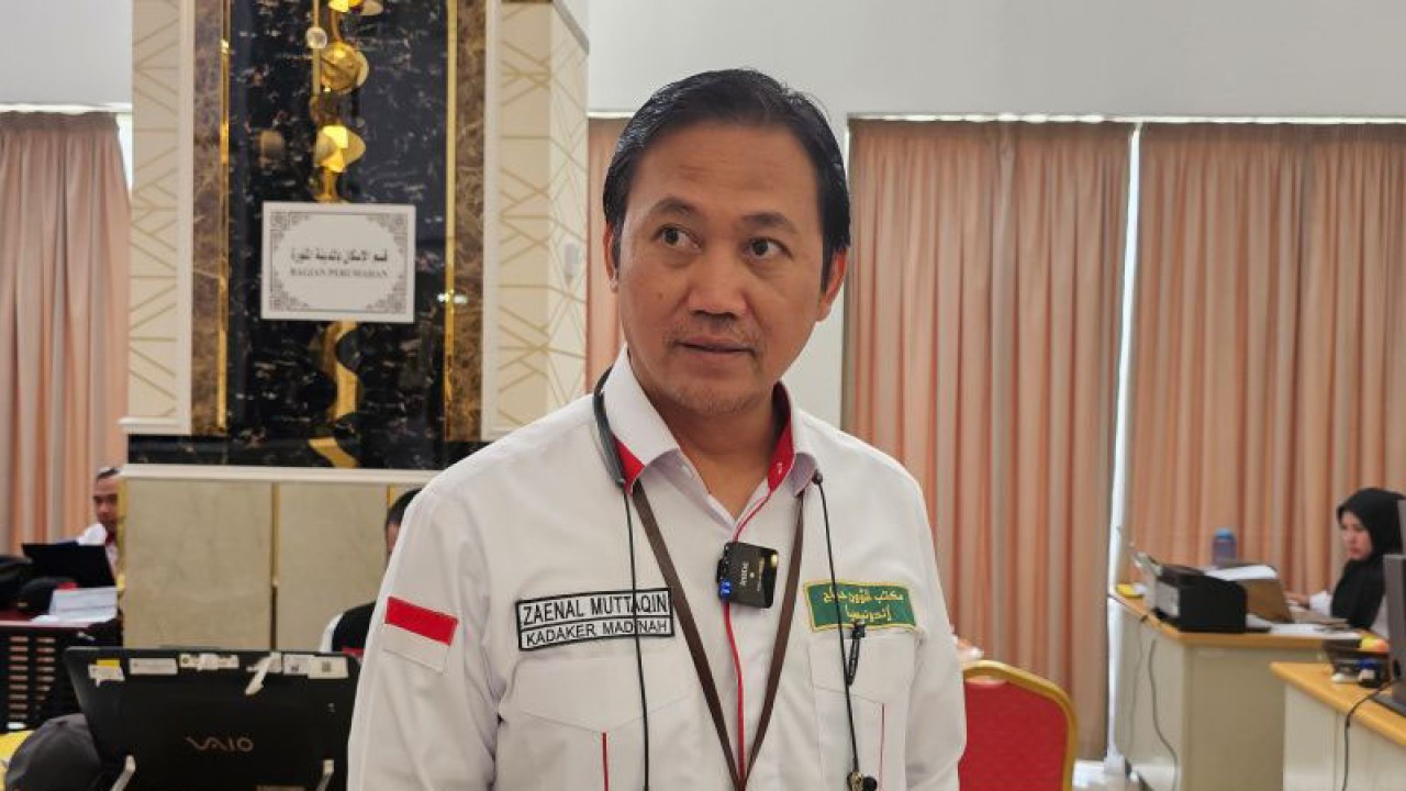 Kepala Daerah Kerja Madinah Zaenal Muttaqin, di Madinah, Rabu. ANTARA/Nur Istibsaroh