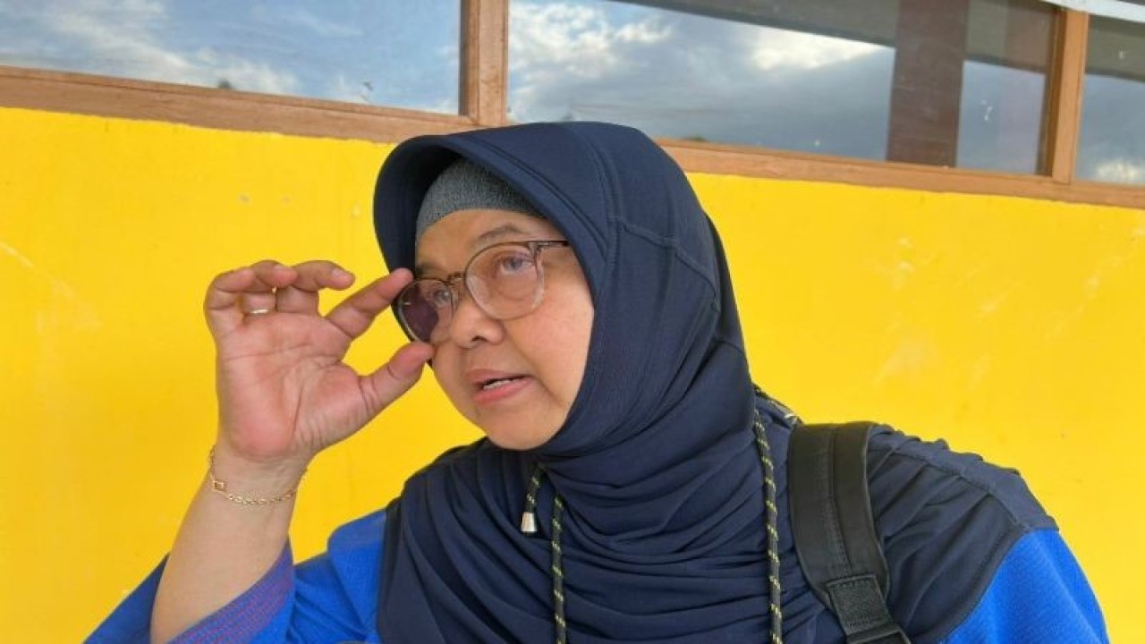 Kepala Dinas Kesehatan Kota Kendari Rahminingrum di Kendari, Selasa (20/6/2023). (ANTARA/Harianto)