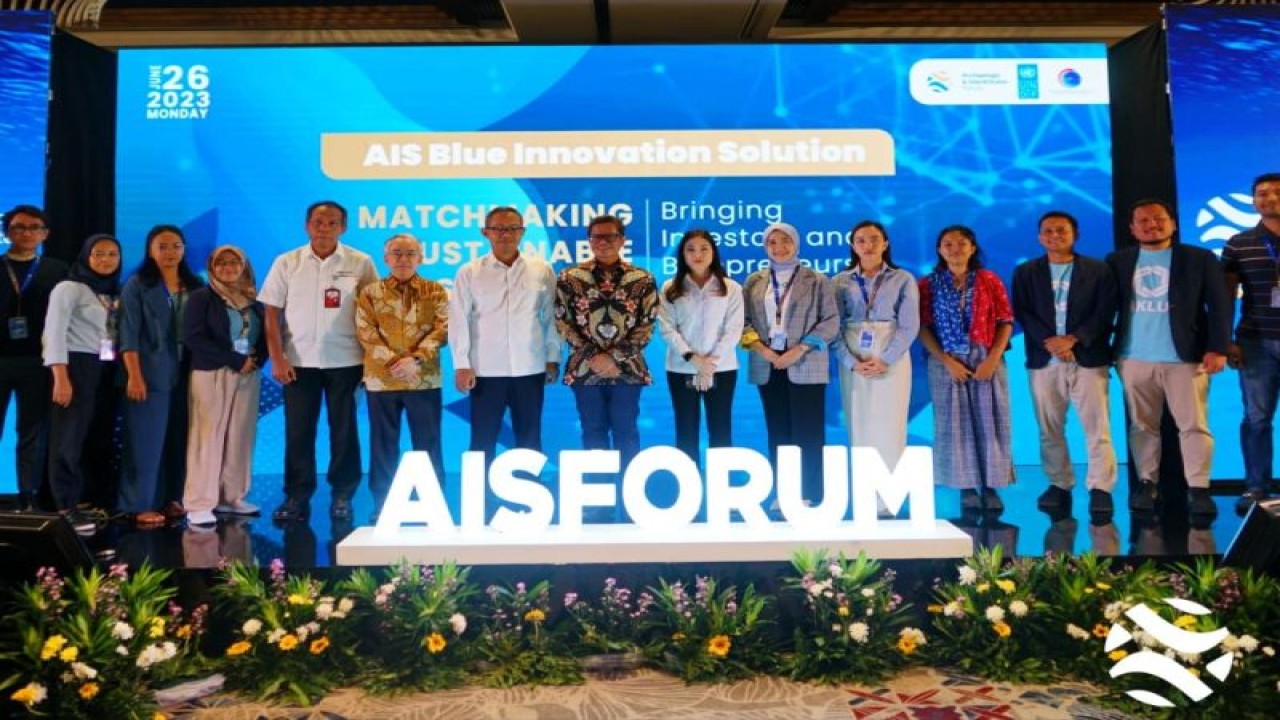 Archipelagic and Island States (AIS) Forum dengan tema "Matchmaking Sustainable Solutions: Bringing Investors and Bluepreneurs Together" digelar di Jakarta, Senin (26/6/2023). ANTARA/HO-AIS Forum