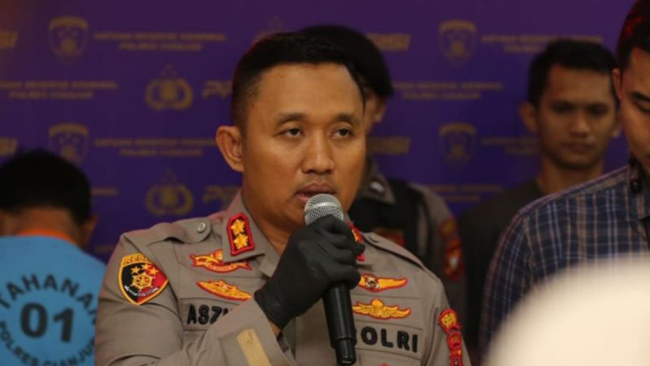 Kapolres Cianjur, Jawa Barat, AKBP Aszhari Kurniawan.(ANTARA/Ahmad Fikri). (Ahmad Fikri)