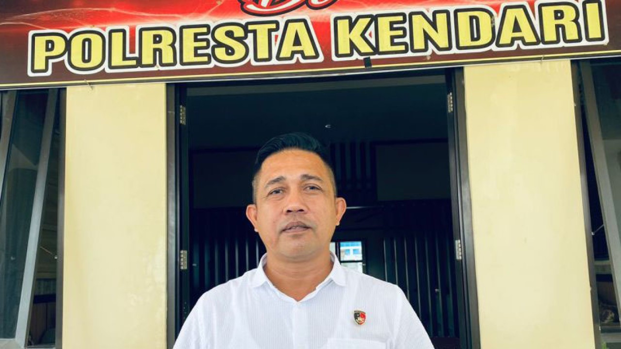 Kasat Reskrim Polresta Kendari AKP Fitrayadi. (Antara/La Ode Muh Deden Saputra)