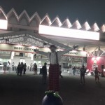 Aksi teatrikal badut diserbu pengunjung di gelaran Indonesia Open 2023-1686718509