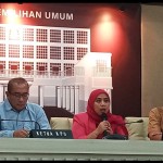 Anggota KPU RI Betty Epsilon Idroos, dalam konferensi pers di Media Center KPU RI, Jakarta, Kamis (22/6/2023). ANTARA/Tri Meilani Ameliya-1687417056