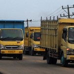 Angkutan batu bara yang sedang melintas di Jambi. ANTARA/HO-IST.-1687763489