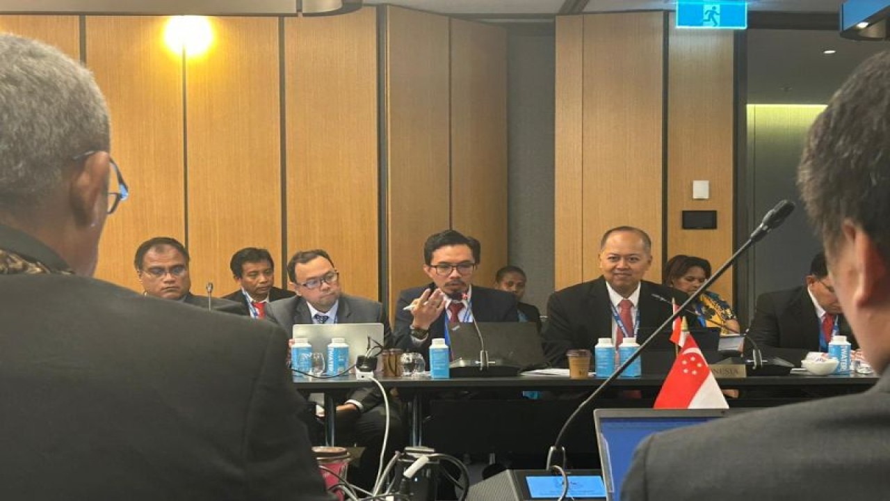 Delegasi Indonesia dalam pertemuan Asia Pacific Heads of Maritime Safety Agencies (APHoMSA) ke-23 di Sydney, Australia. ANTARA/HO-Ditjen Perhubungan Laut, Kemenhub.