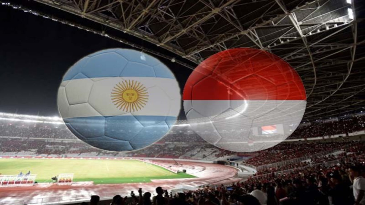 Ilustrasi - Anugerah laga persahabatan Indonesia versus Argentina (ANTARA/Juns)