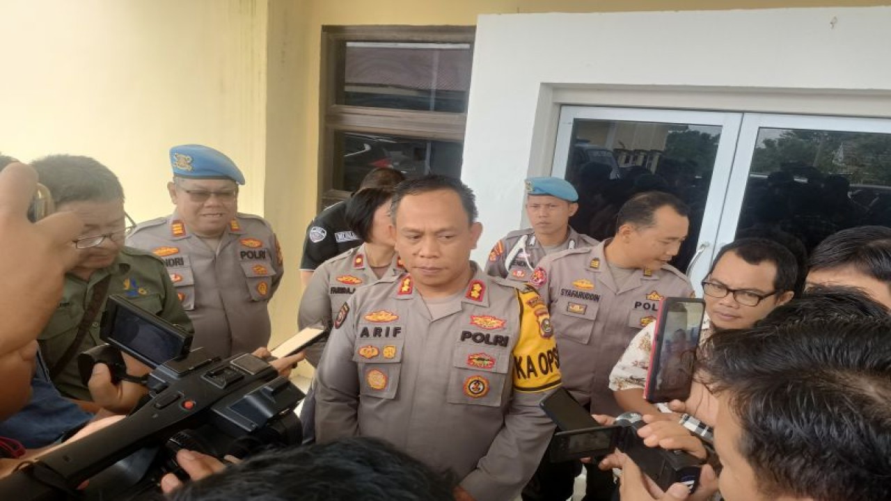 Kapolres OKU AKBP Arif Harsono. (ANTARA/Edo Purmana/23)