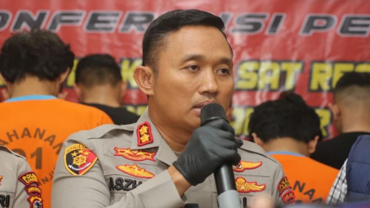 Kapolres Cianjur, Jawa Barat, AKBP Aszhari Kurniawan.(ANTARA/Ahmad Fikri). (Ahmad Fikri)