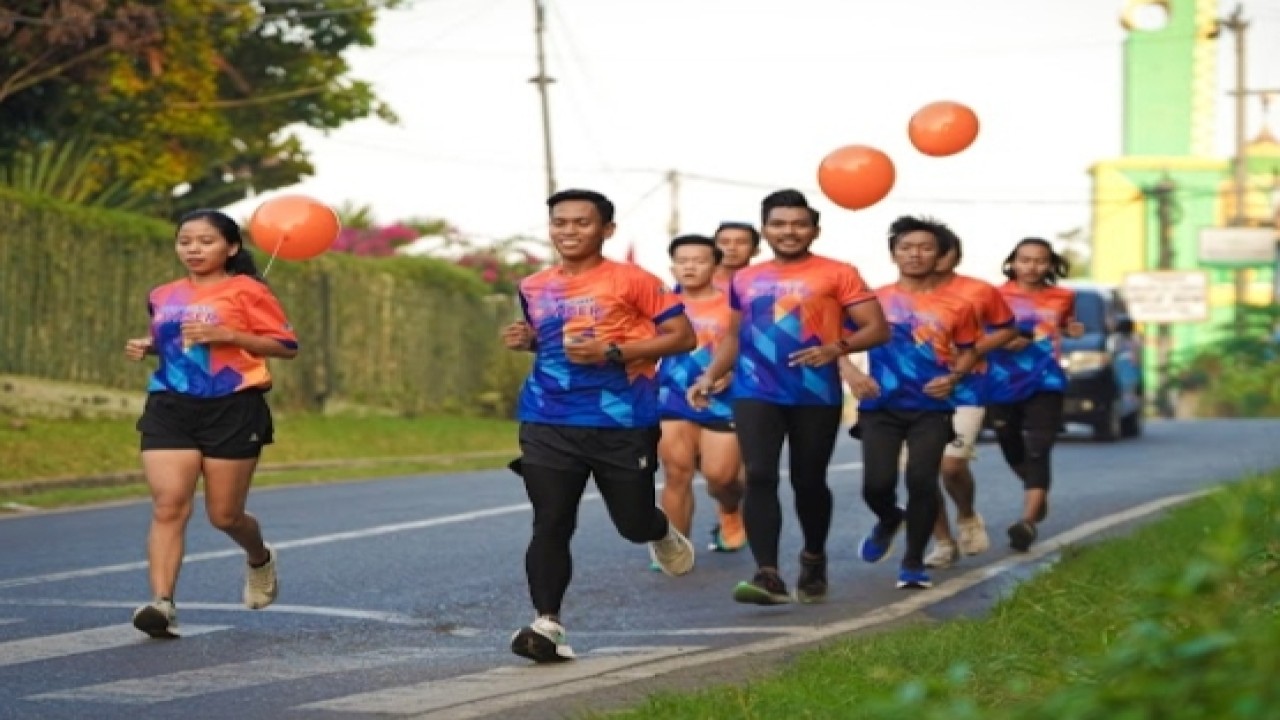 Puluhan pelari ramaikan kegiatan lari bersama Road to BAF Lions Run 2023 di Lampung/ist