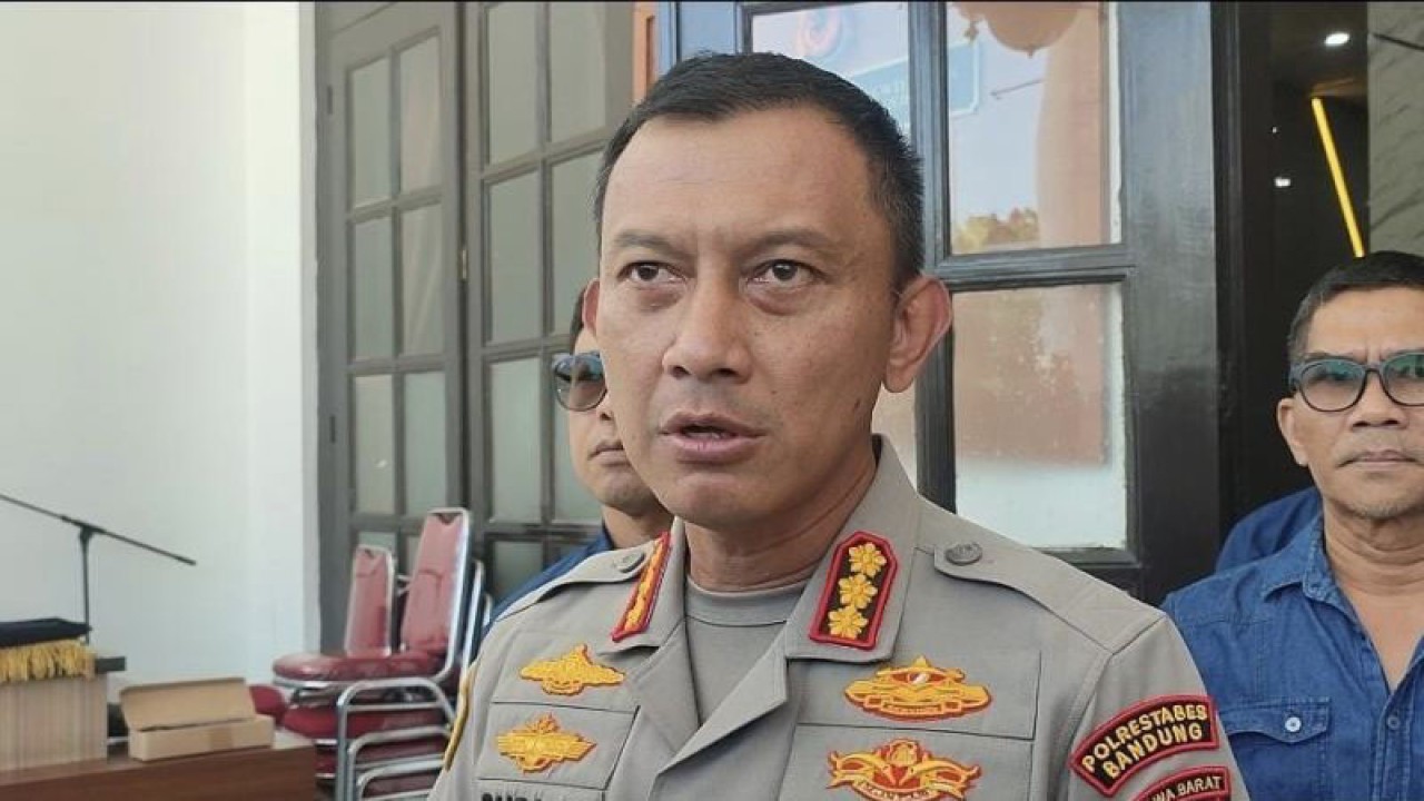 Kapolrestabes Bandung Kombes Pol Budi Sartono. ANTARA/Bagus Ahmad Rizaldi.