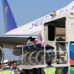 Calon jemaah haji siap naik pesawat di bandara yang dikelola PT Angkasa Pura I. ANTARA/HO-AP I.-1687854801