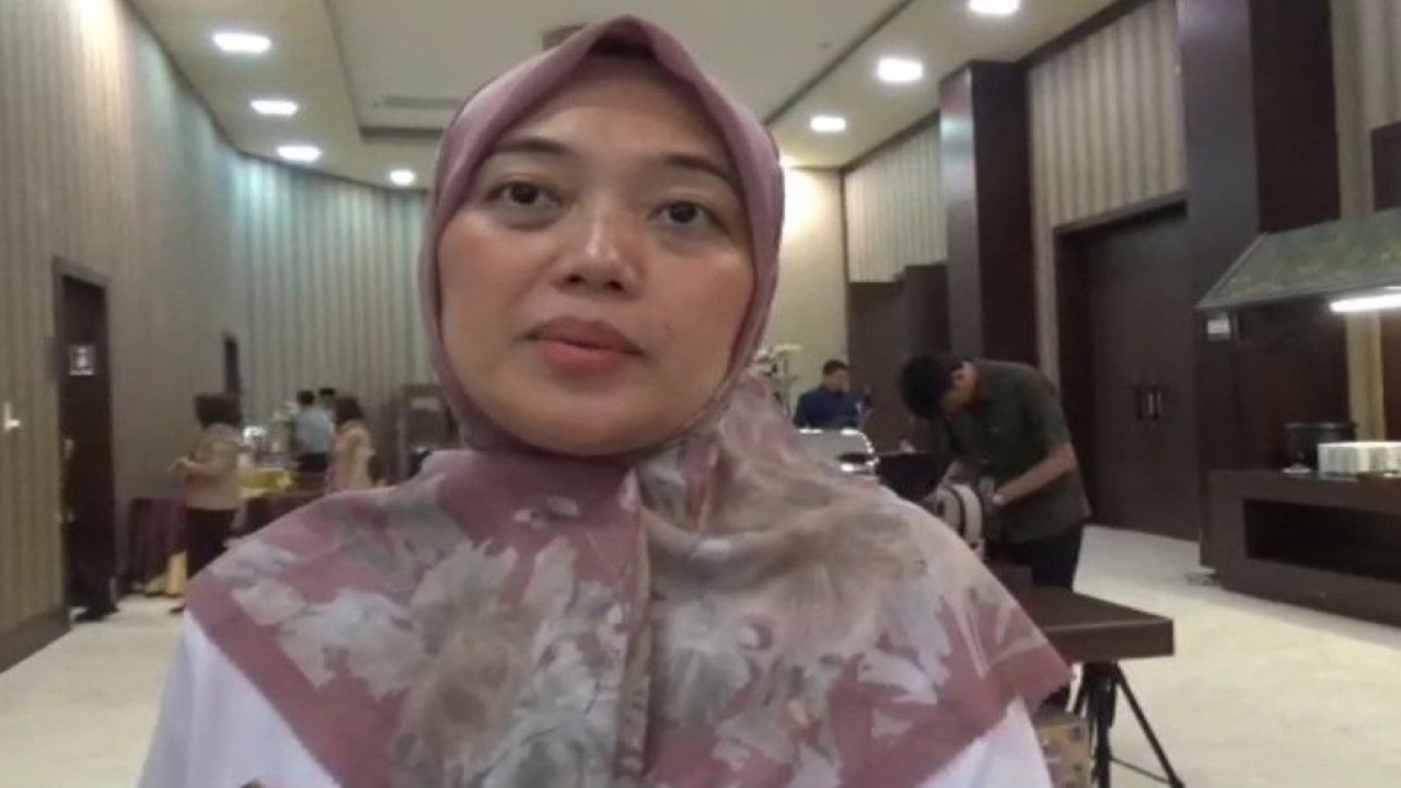 Wakil Gubernur (Wagub) Lampung Chusnunia Chalim saat memberi keterangan. ANTARA/Ruth Intan Sozometa Kanafi.