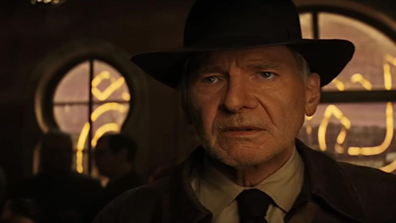 Cuplikan adegan dalam film "Indiana Jones and the Dial of Destiny." (ANTARA/HO/Lucas Film)