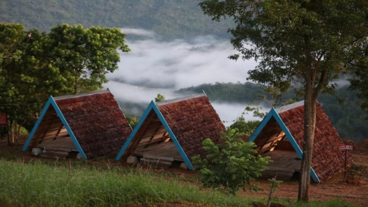 Desa Wisata Sani-Sani di Kabupaten Kolaka, Sulawesi Tenggara, Kamis (15/6/2023) (ANTARA/HO-Dispar Sultra)