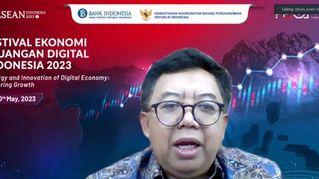 Direktur Eksekutif Departemen Komunikasi BI Erwin Haryono. ANTARA/Martha Herlinawati Simanjuntak