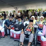 Dokumen: pelepasan jemaah calon haji asal Kota Mataram, Provinsi Nusa Tenggara Barat. (ANTARA/Nirkomala)-1687513635