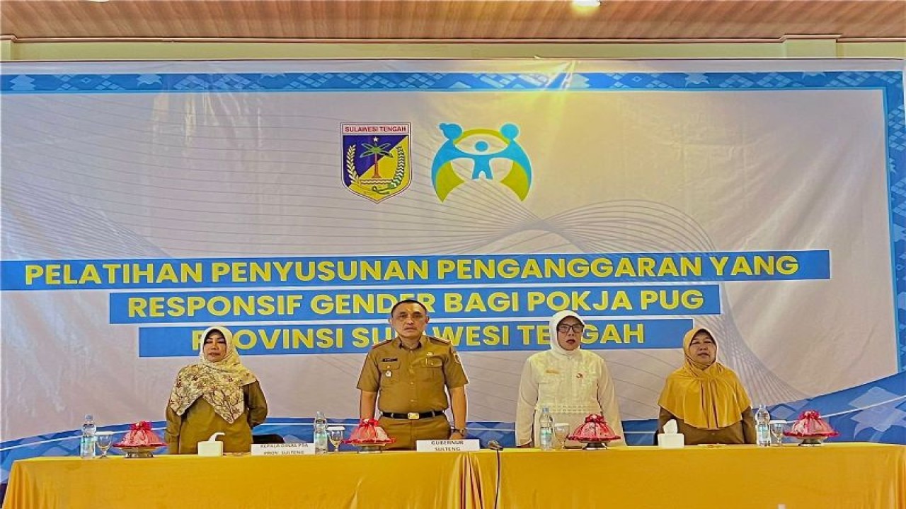 DP3A Sulawesi Tengah menggelar pelatihan penyusunan perencanaan penganggaran responsif gender, di Palu, Senin (5/6/2023). (ANTARA/HO-Biro Administrasi Pimpinan Setda Pemprov Sulteng)