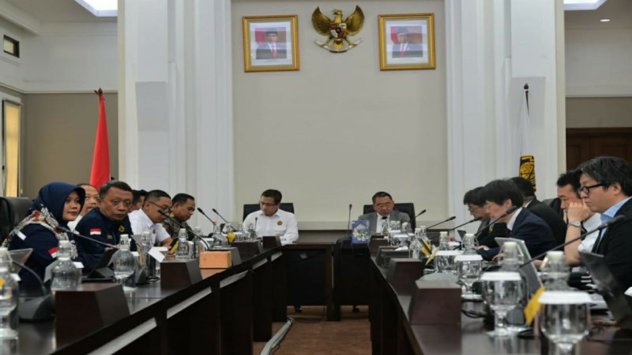 Suasana pelatihan Badan Pengembangan SDM Kementerian ESDM bersama dengan Japan Cooperation Center Petroleum (JCCP) untuk meningkatkan kapabilitas SDM di subsektor migas. ANTARA/HO-Kementerian ESDM