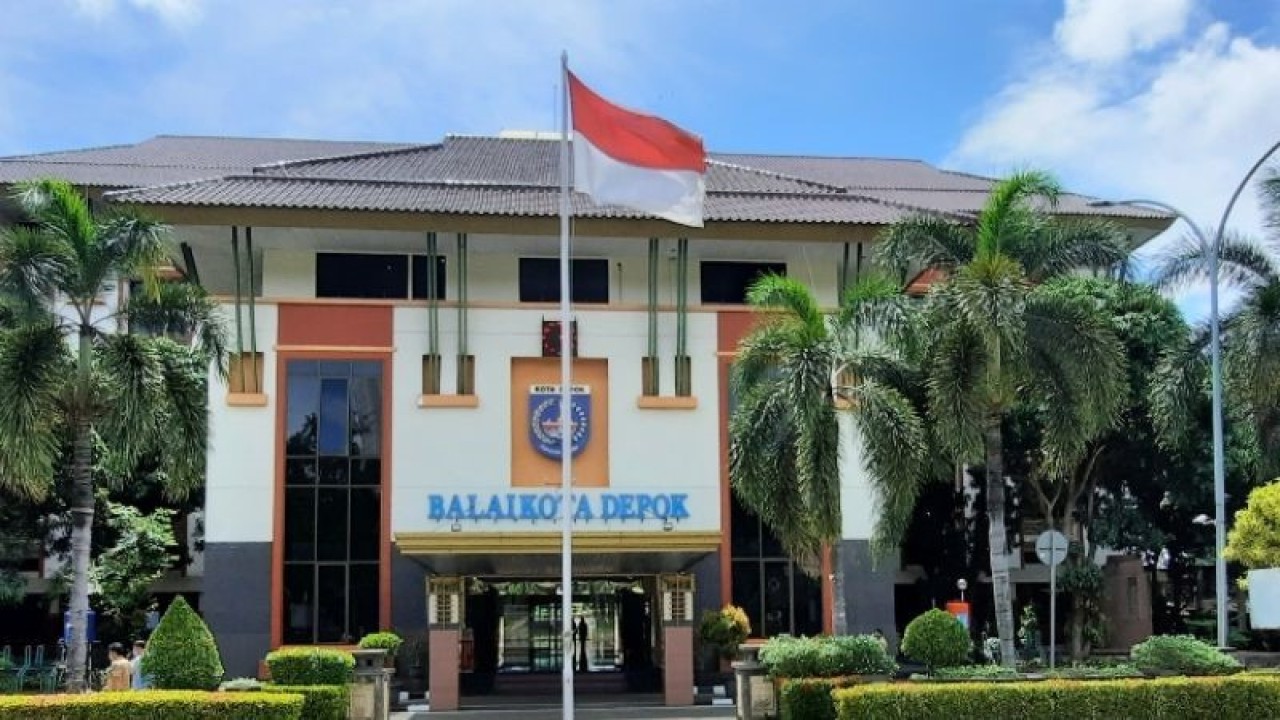 Foto Bangunan Balaikota Depok. (ANTARA/Feru Lantara)