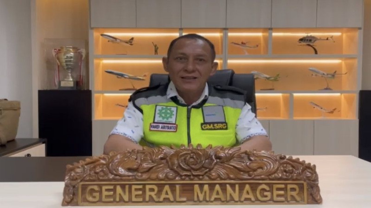 General Manager Bandara Internasional Jenderal Ahmad Yani, Hardi Ariyanto. (ANTARA/HO-Angkasa Pura I)