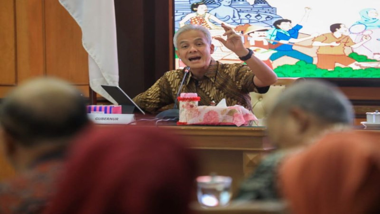 Gubernur Jawa Tengah Ganjar Pranowo. (ANTARA/HO-Humas Pemprov Jateng)