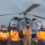 helikopter bantuan BNPB untuk penangganan karhutla di Jambi oleh BPBD setempat.(ANTARA/HO)-1687337714