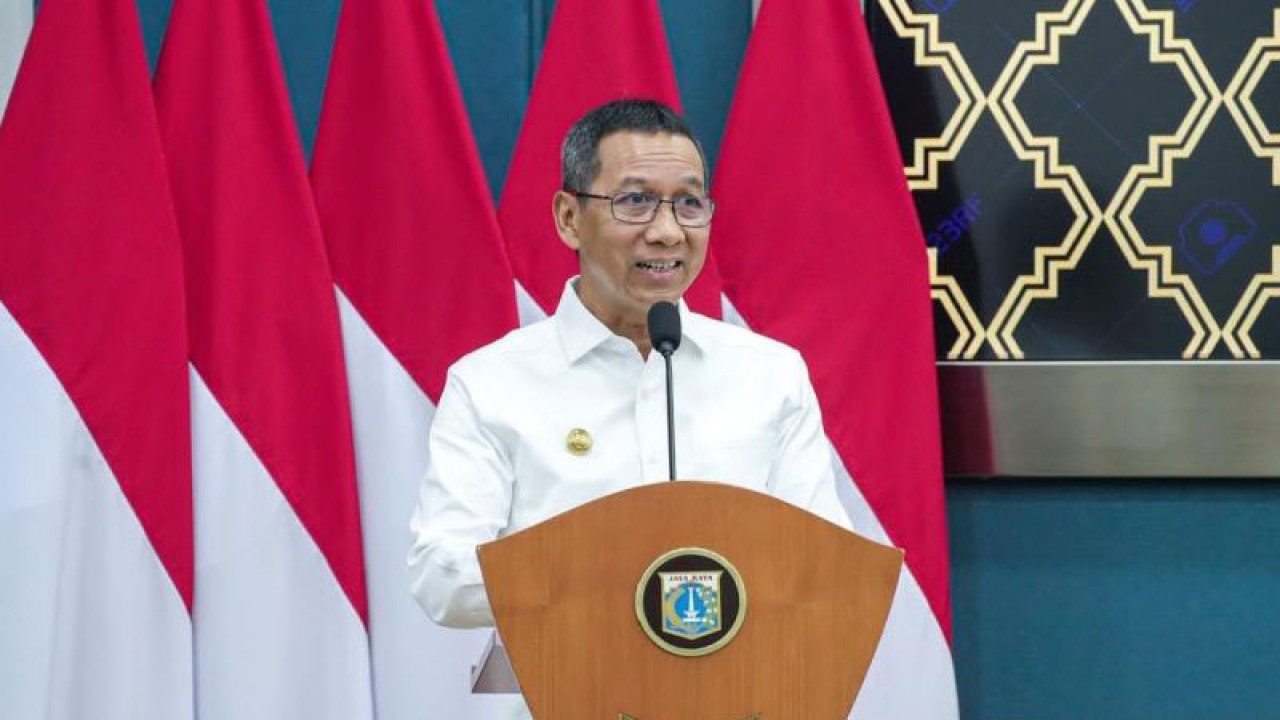 Pj Gubernur DKI Jakarta Heru Budi Hartono di Balai Kota DKI Jakarta, Senin (29/5/2023). (ANTARA/HO-Heru Budi Hartono)
