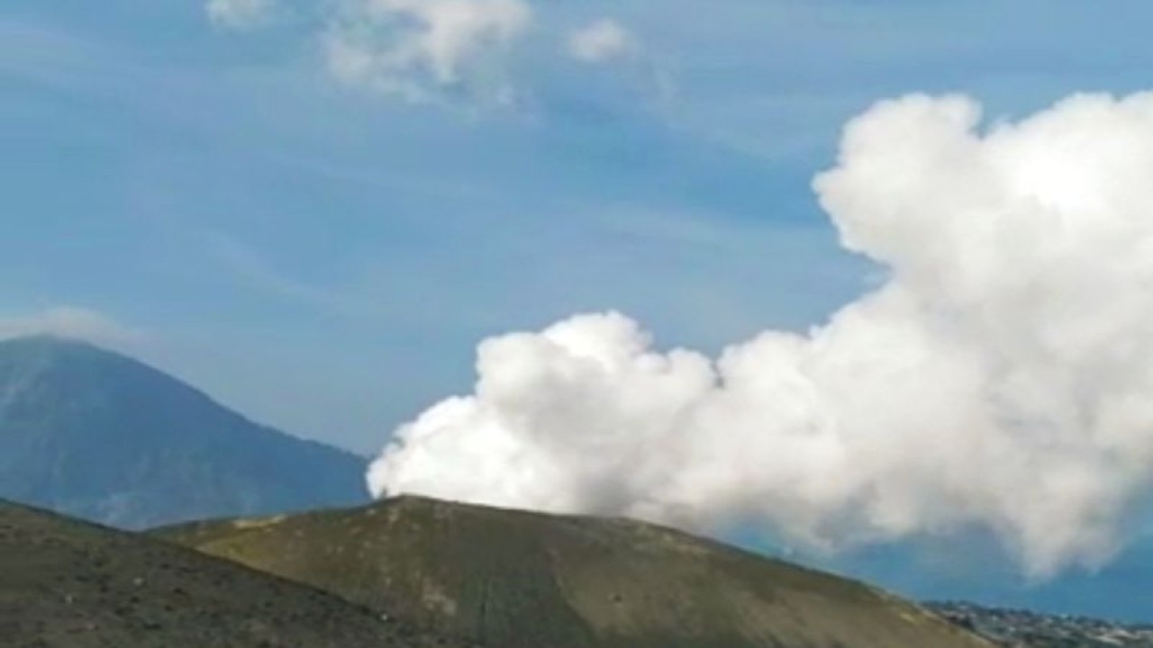 Ilustrasi- gunung anak Krakatau Lampung Selatan. (ANTARA/HO)