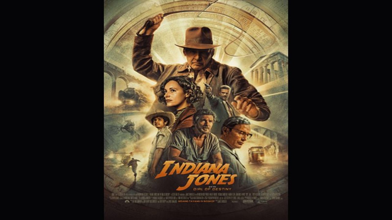 "Indiana Jones and The Dial of Destiny" siap menyapa penggemar film petualangan berlatar sejarah di bioskop mulai 28 Juni 2023. (ANTARA/HO/Disney Indonesia)