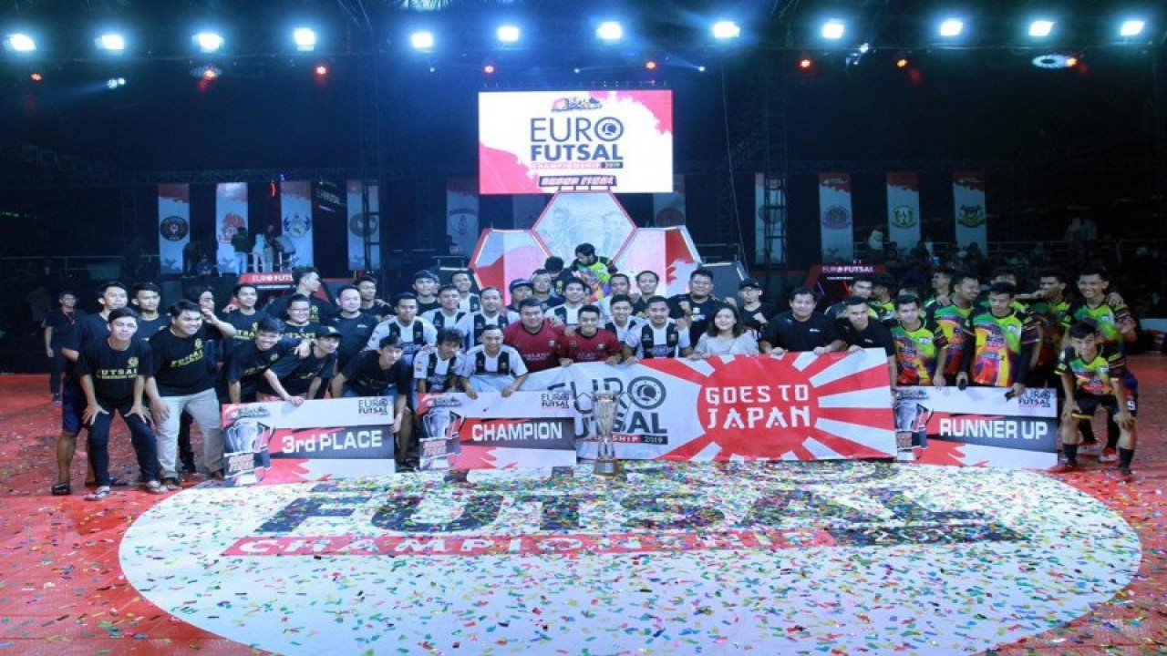 Arsip - Pemenang Supersoccer Euro Futsal Championship 2019, Juventus Club Indonesia (JCI) Malang. ANTARA/HO/Supersoccer