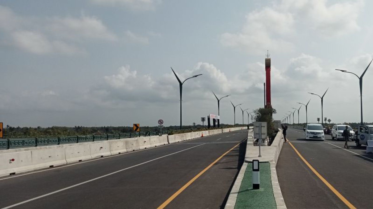 Jembatan Kretek II di Jalur Jalan Lintas Selatan Kabupaten Bantul, Daerah Istimewa Yogyakarta. ANTARA/Hery Sidik