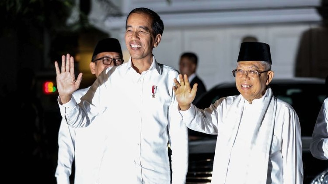 Presiden Jokowi dan Wapres Ma'ruf Amin. (Net)