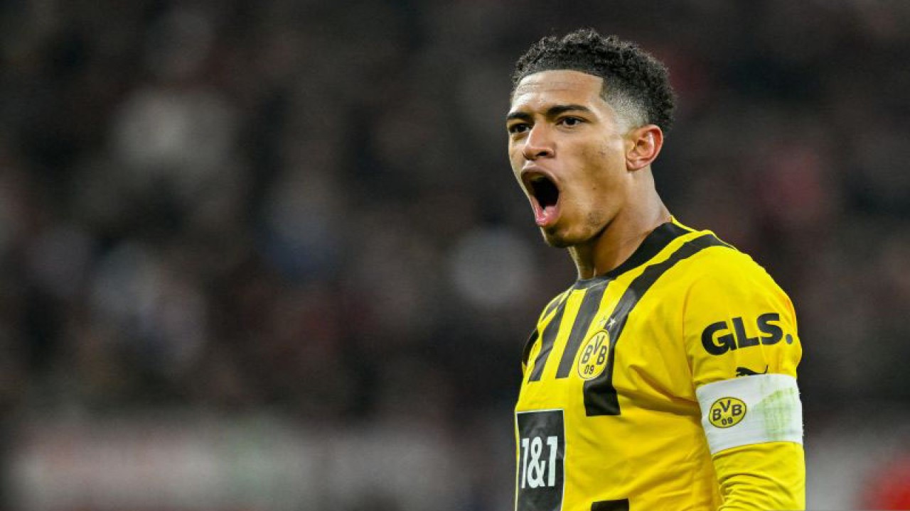 Pemain tengah Borrusia Dortmund Jude Bellingham (AFP/SASCHA SCHUERMANN)