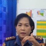 Kabid Damkar Kota Jayapura, Provinsi Papua, Margaretha Veronita Kirana (FOTO ANTARA/Ardiles Leloltery)-1686294624
