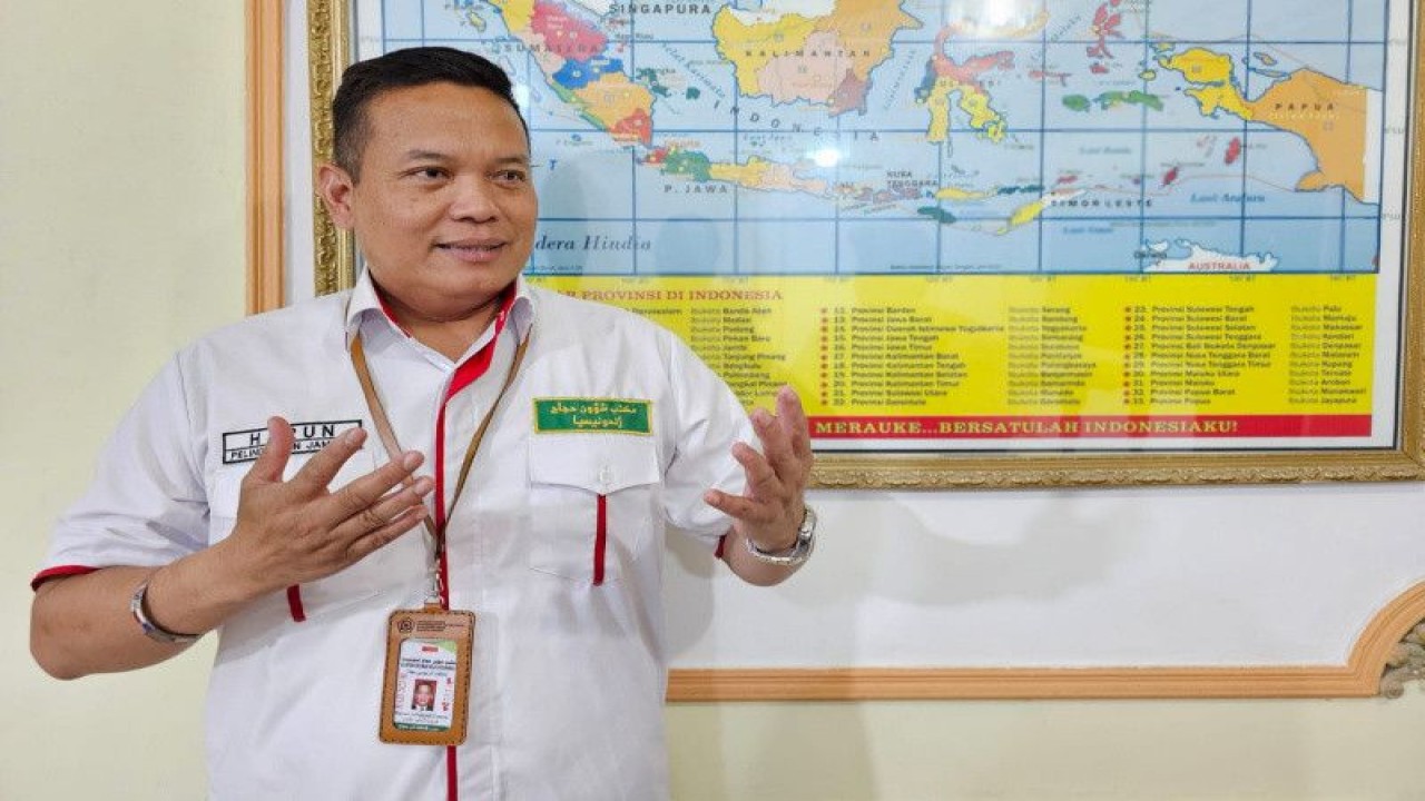 Kabid Perlindungan Jemaah (Linjam) PPIH Arab Saudi Harun Al Rasyid. ANTARA/HO/MCH 2023
