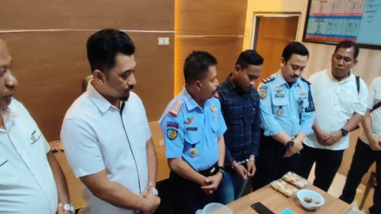 Lapas Kelas II A Kediri saat gelar perkara di Kediri, Jawa Timur. ANTARA/ Asmaul