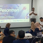 Kegiatan roadshow film "Pesantren" di Kediri, Jawa Timur, Kamis (22/6/2023). FOTO ANTARA/ HO-panitia acara-1687505152