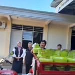Kegiatan sidak di pangkalan yang menjual elpiji bersubsidi 3 kilogram di Kediri, Jawa Timur. ANTARA/ HO-Pemkot Kediri-1686818533