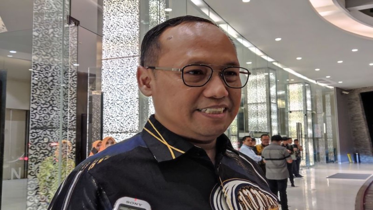 Dirjen Pembangunan Desa dan Perdesaan Kementerian Desa, Pembangunan Daerah Tertinggal, dan Transmigrasi Sugito. (ANTARA/ Anita Permata Dewi)