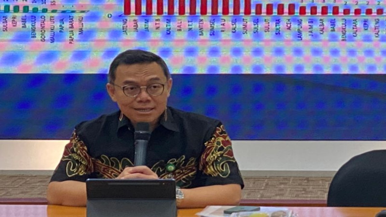 Direktur Pencegahan dan Pengendalian Penyakit Menular Kemenkes Imran Pambudi ketika hadir dalam Peringatan ASEAN Dengue Day 2023 di Jakarta, Senin (12/6/2023). (ANTARA/Hreeloita Dharma Shanti)