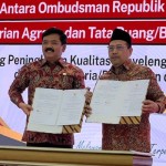 Kementerian ATR/BPN dan Ombudsman teken MoU soal pelayanan publik-1686900081