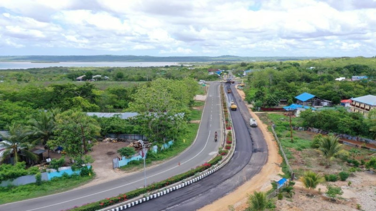 Kementerian Pekerjaan Umum dan Perumahan Rakyat (PUPR) meningkatkan konektivitas 18 pulau yang termasuk daerah terluar, terpencil, dan tertinggal. ANTARA/HO-Kementerian PUPR