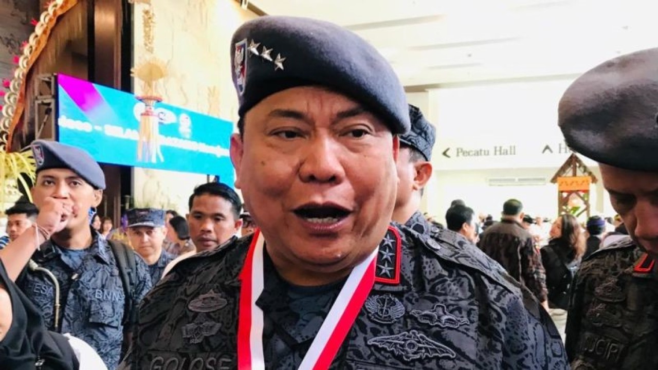 Kepala Badan Narkotika Nasional Republik Indonesia Komjen Pol Petrus Reinhard Golose. ANTARA/Rolandus Nampu.