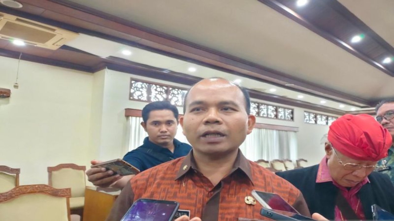 Kepala Badan Penanggulangan Bencana Daerah (BPBD) Provinsi Bali I Made Rentin di Denpasar. ANTARA/Ni Luh Rhismawati