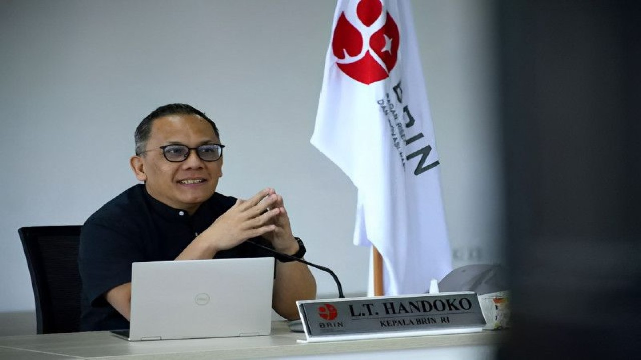 Kepala Badan Riset dan Inovasi Nasional (BRIN) Laksana Tri Handoko. ANTARA/HO-BRIN