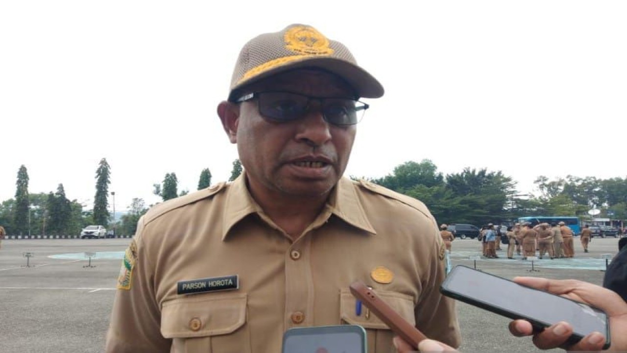 Kepala Bappeda Kabupaten Jayapura, Parson Horota. (ANTARA/Agustina Estevani Janggo)