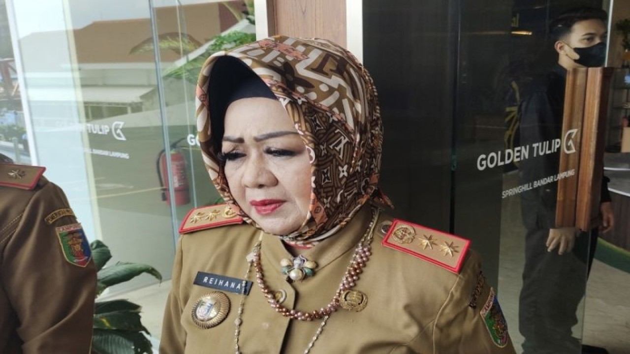 Kepala Dinas Kesehatan Provinsi Lampung Reihana. FOTO ANTARA/Ruth Intan Sozometa Kanafi.