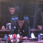 Ketua DPRD DKI Jakarta, Prasetyo Edi Marsudi dalam rapat paripurna di DPRD, Kamis (22/6/2023). ANTARA/Walda-1687418101