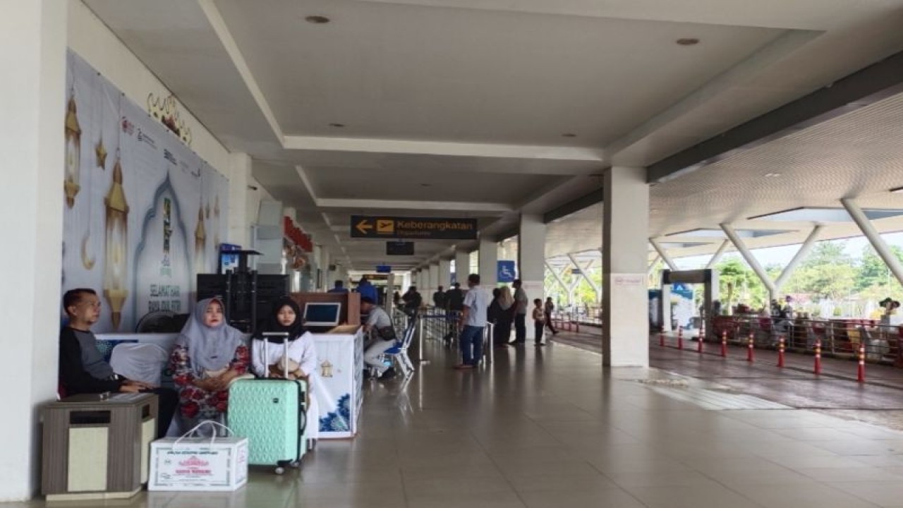Ilustrasi- Situasi di Bandara Radin Inten II Lampung. ANTARA/Ruth Intan Sozometa Kanafi.