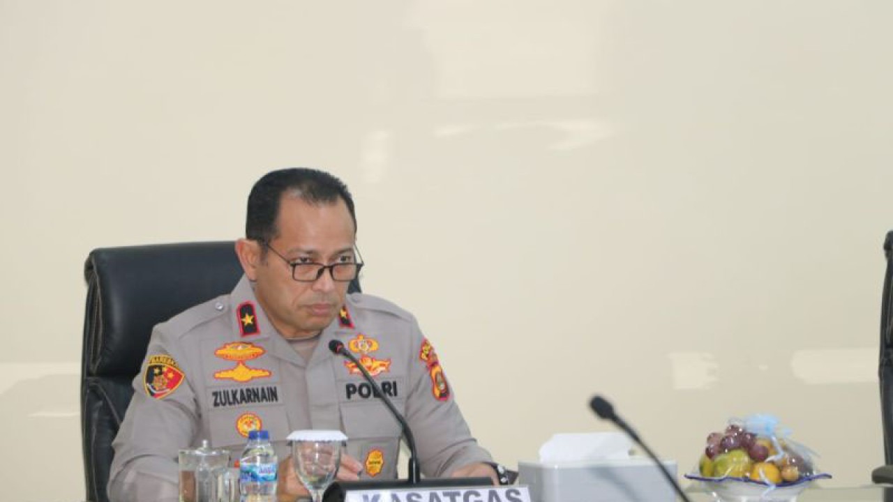 Wakil Kepala Kepolisian Daerah Sumatera Selatan Brigjen Polisi M. Zulkarnain. (ANTARA/M Riezko Bima Elko P)